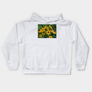 Yellow Coneflower Kids Hoodie